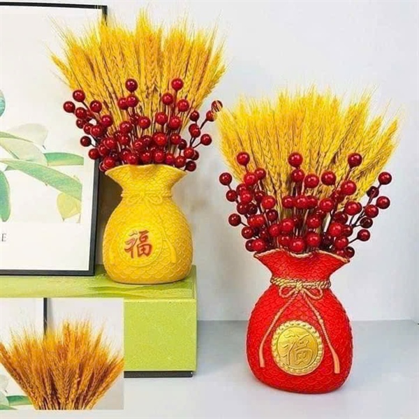 Set bình lúa tài lộc