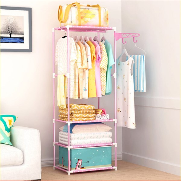 Kệ treo quân áo hình chữ H loại lớn 170x55x36cm có móc