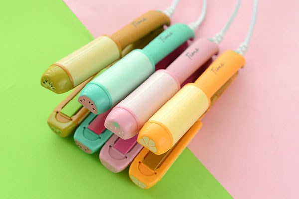 máy uốn duỗi 2 in1 hình trái cây cute