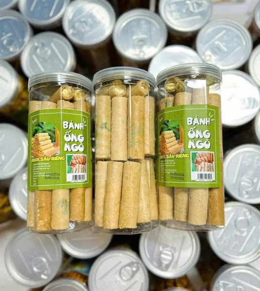 BÁNH ỐNG NGÒ SẦU RIÊNG