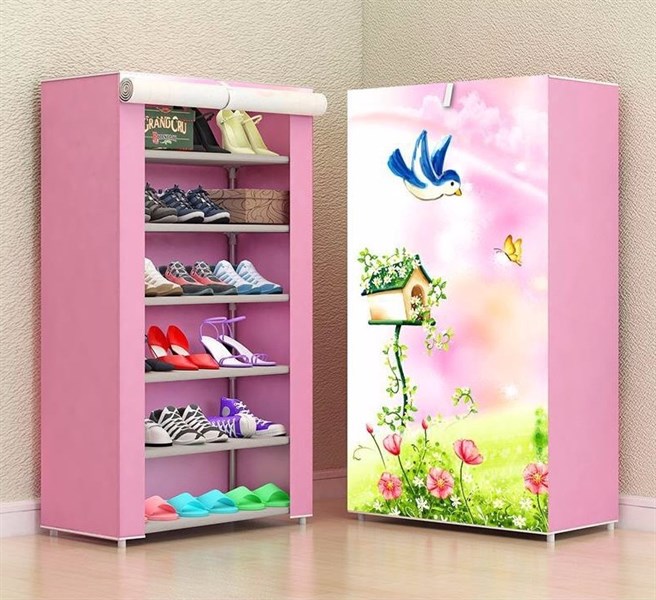 tủ giày 3d 6 ngăn 7 tầng