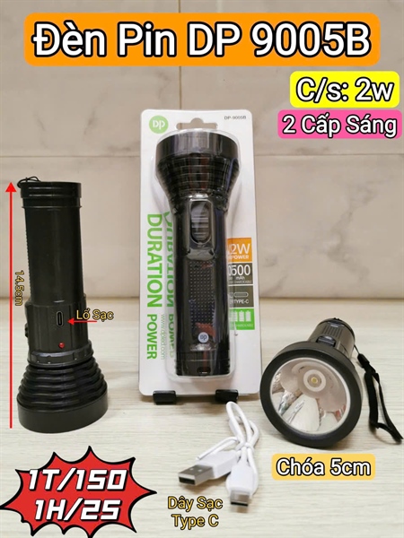 Đèn pin dp 9005b
