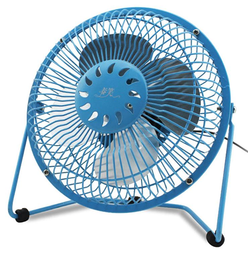 Quạt lồng sắt lớn 20x20x12cm, dây dài 1m2