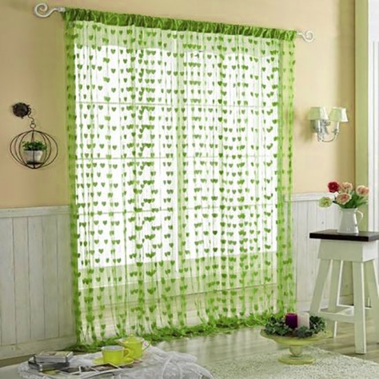 RÈM TREO CỬA HÌNH TIM/HOA 1M x 2M