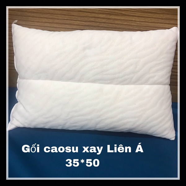 Gối cao su xay Liên Á kích thước 35x50cm
