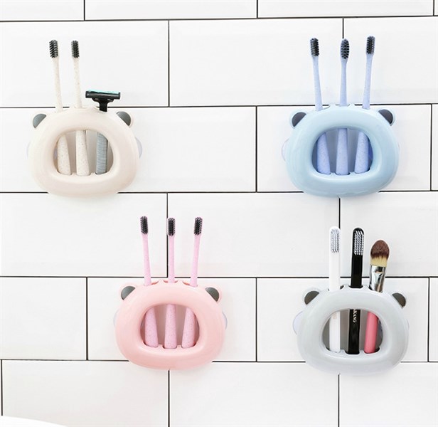 Dụng cụ treo bàn chải đánh răng hình gấu
