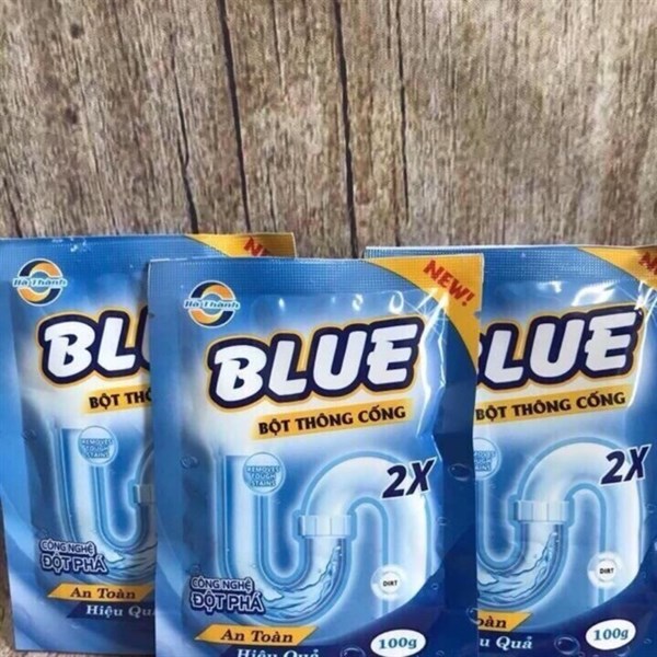 bột thông cống Blue 100g công nghệ dột phá