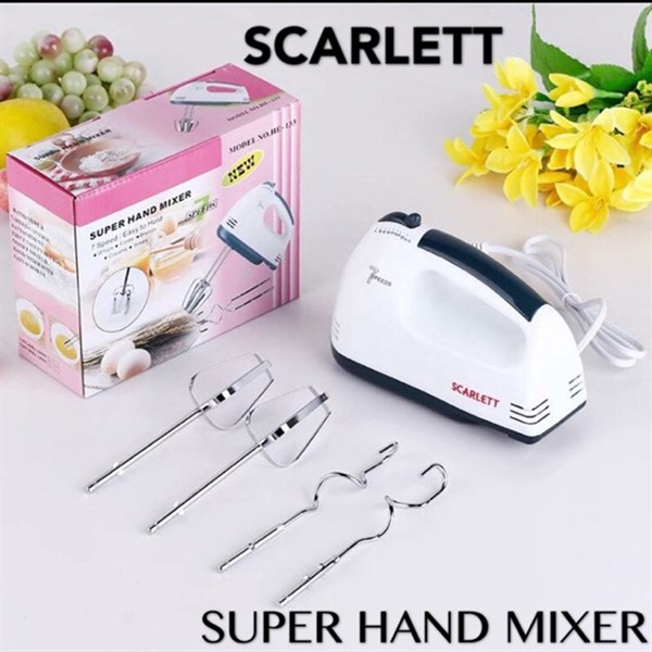 Máy đánh trứng 7 tốc độ scarlett HE133