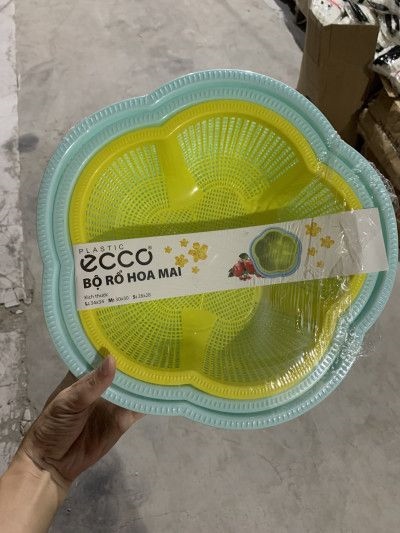 Bộ 3 rổ hoa mai ecoco