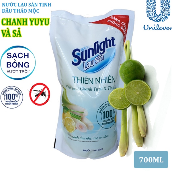 NƯỚC LAU SÀN SUNLIGHT THIÊN NHIÊN BỊCH 700ML