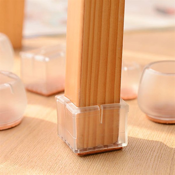 Nút bọc chân ghế silicon đầu vuông
