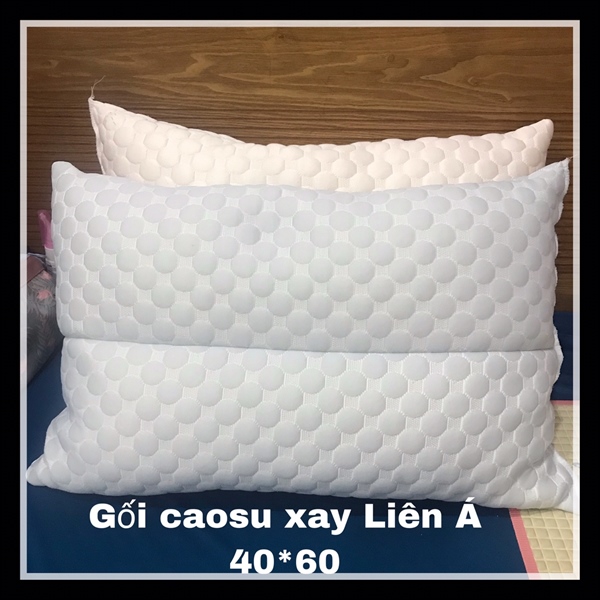 Gối cao su xay Liên Á kích thước 40x60cm