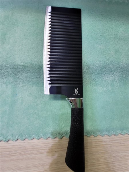 Dao chặt thịt đông lạnh chống dính lượn sóng bản lớn số 3