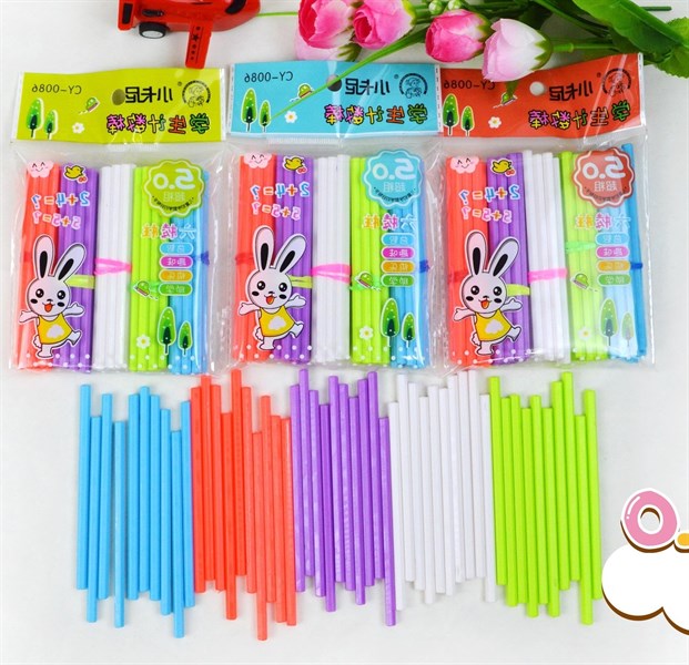 Bộ 50 que tính cho bé học toán