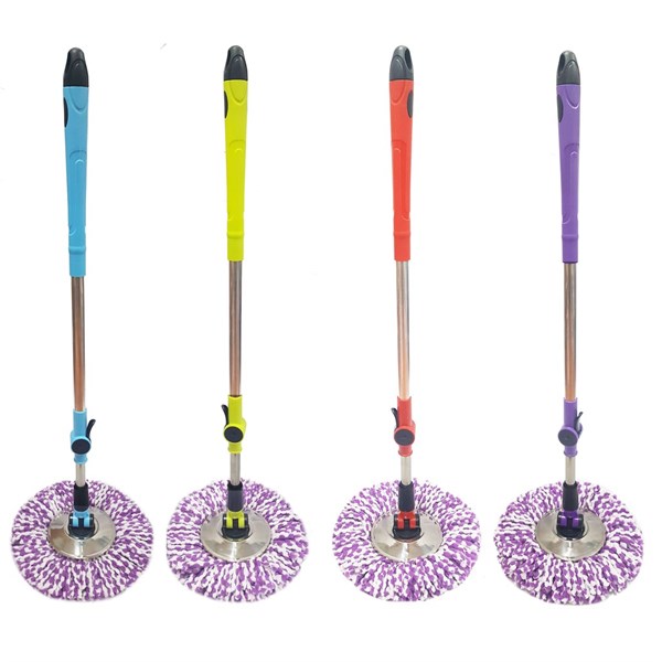 Cây lau nhà xoay 360 độ mâm inox