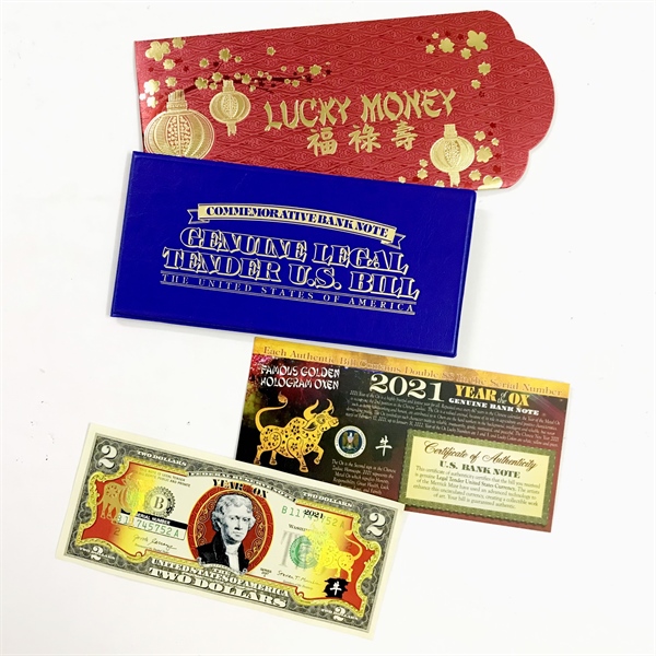 Tiền 2 USD mạ vàng kỷ niệm năm con Hổ 2022