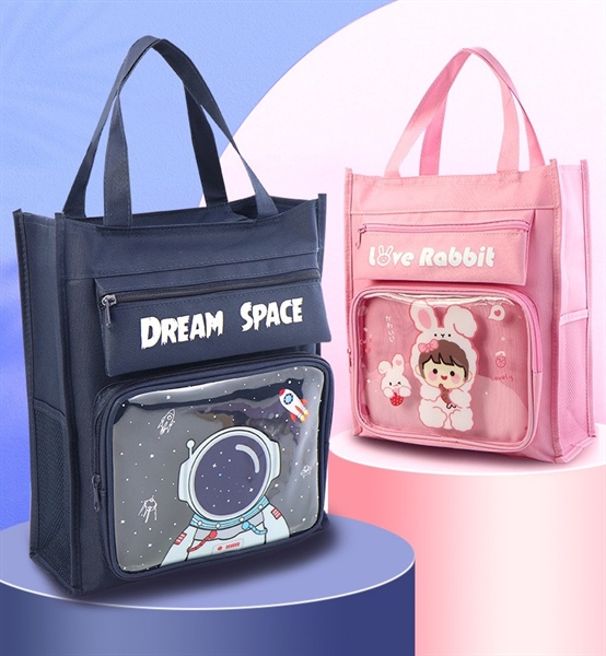 Túi đi học thêm cho bé vải oxford