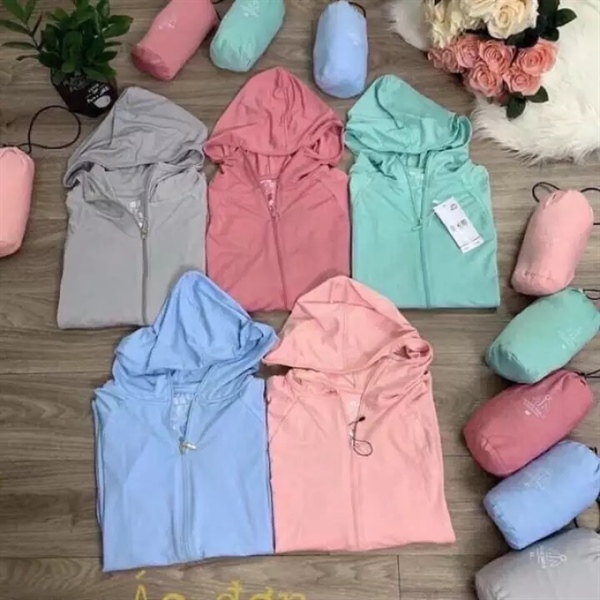 Áo chống nắng túi cuộn tiện dụng