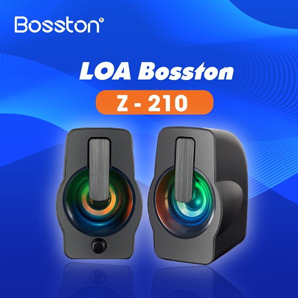 Loa Vi Tính Bosston Z210 Đèn Led RGB dùng nguồn usb