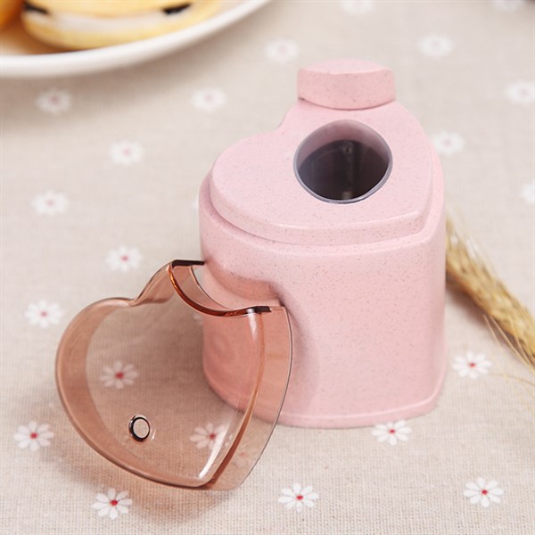 hộp đựng tăm nắp trái tim lúa mạch