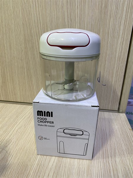 Dụng cụ xay tỏi ớt kéo tay loại lớn xịn