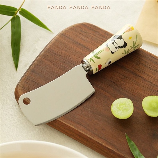 Dao cán sứ lưỡi thép hoạ tiết dễ thương