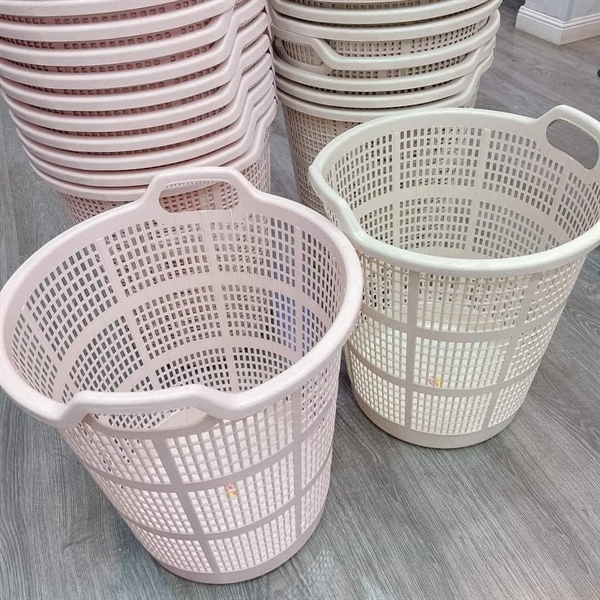 Sọt nhựa tròn to có quai không nắp Việt Nhật