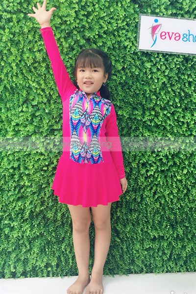 Set đồ bơi cho bé gái tay dài