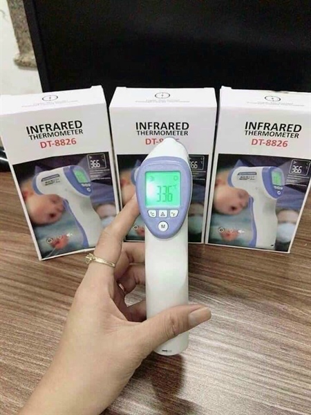 Nhiệt kế hồng ngoại đo trán - Ảnh 2