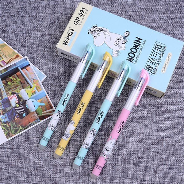 bút bi xoá được moomin