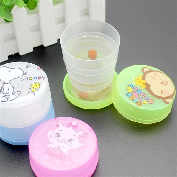 ly nước gấp gọn hình thú