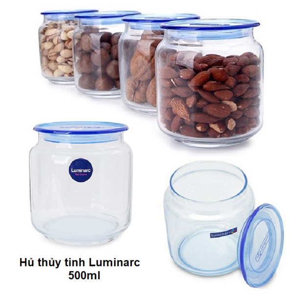 Hũ thuỷ tinh luminarc 500ml