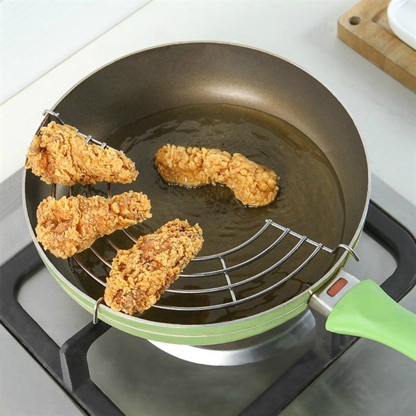 Vỉ gác chảo chiên inox size 26cm