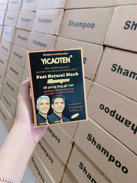 Dầu gội nhuộm tóc bạc YICAOTEN