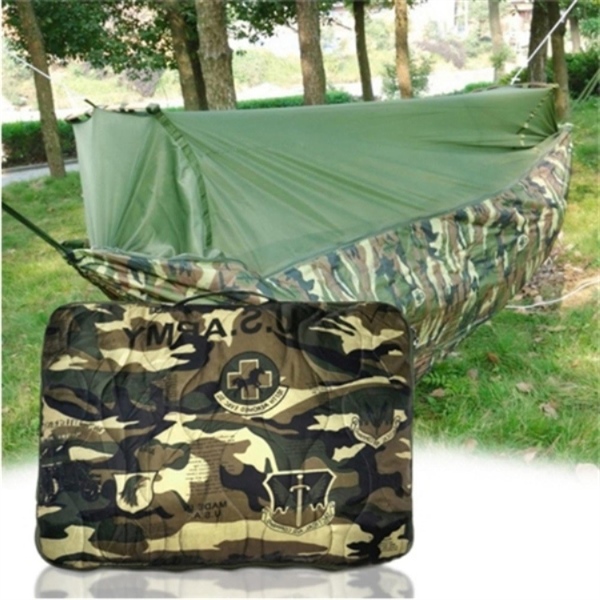 võng kèm mùng phong cách quân đội