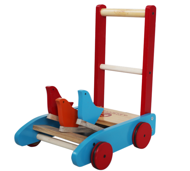 xe đẩy tập đi cho bé 3 con gà