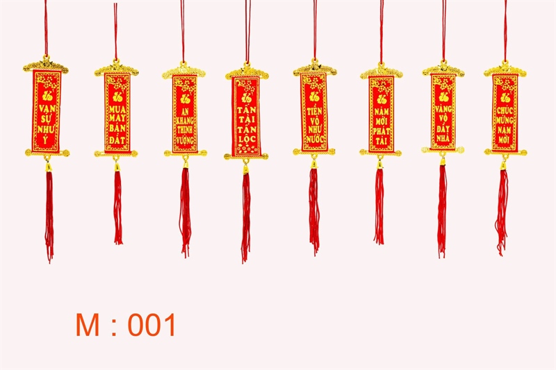 Set 10 dây liễn treo tết các dòng chữ