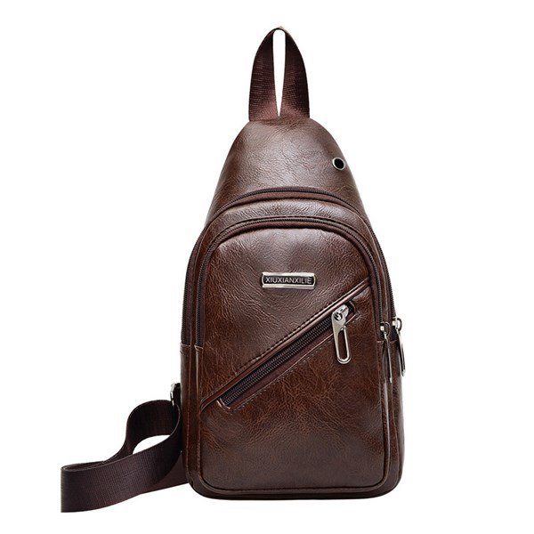túi da đeo chéo 3 ngăn Xiuxianxilie