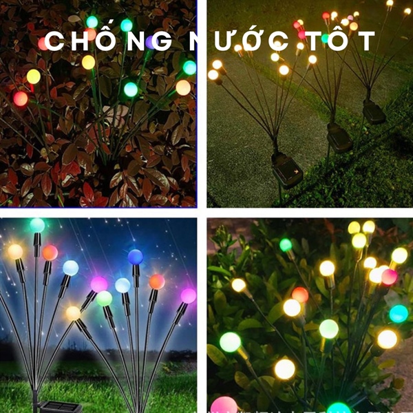 đèn đom đóm đủ màu sài NLMT chống nước tốt