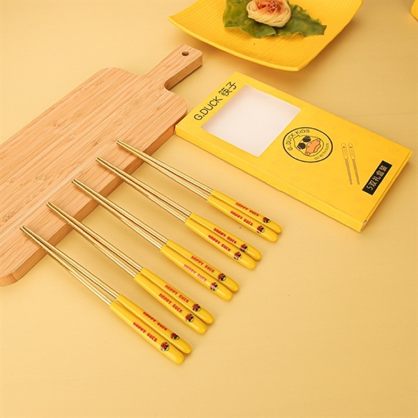 set 5 đôi đũa hình vịt