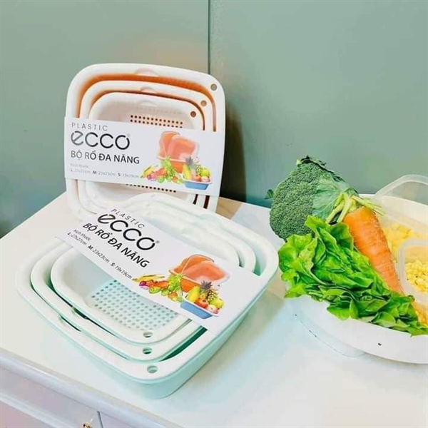 Bộ rổ nhựa 6 món ecoco