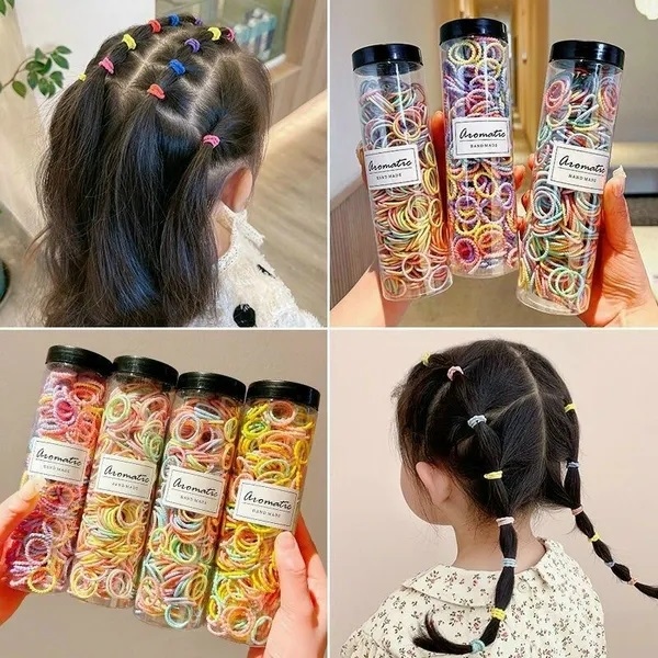 ống 500 dây cột tóc cho bé