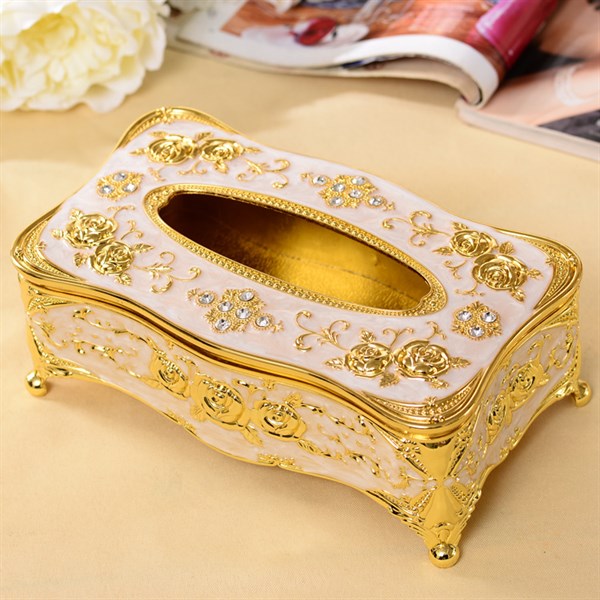 Hộp đựng khăn giấy kiểu hoàng gia