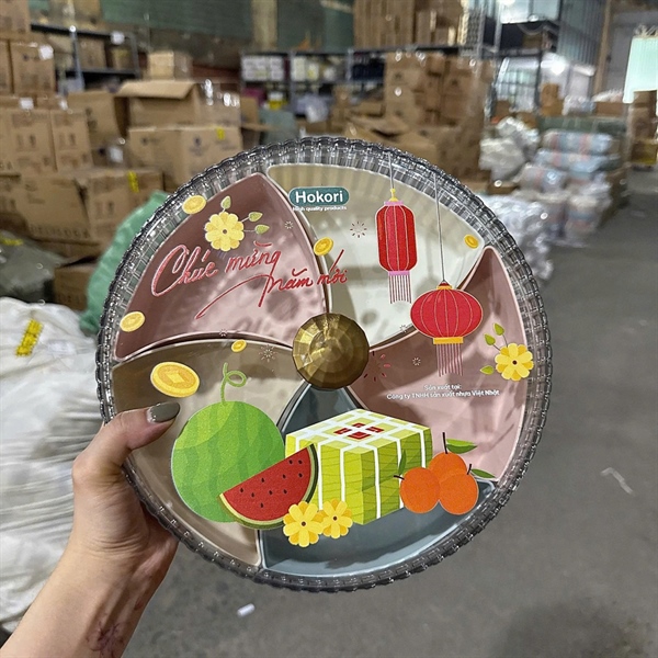 Khay mứt 5 ngăn hàng Việt Nhật