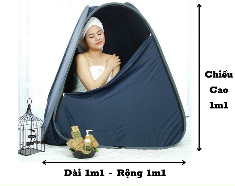 Lều xông hơi tự bung vải dù cao cấp loại dày