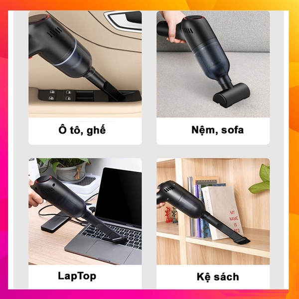 Máy Hút Bụi Mini Cầm Tay Cao Cấp LT-101C