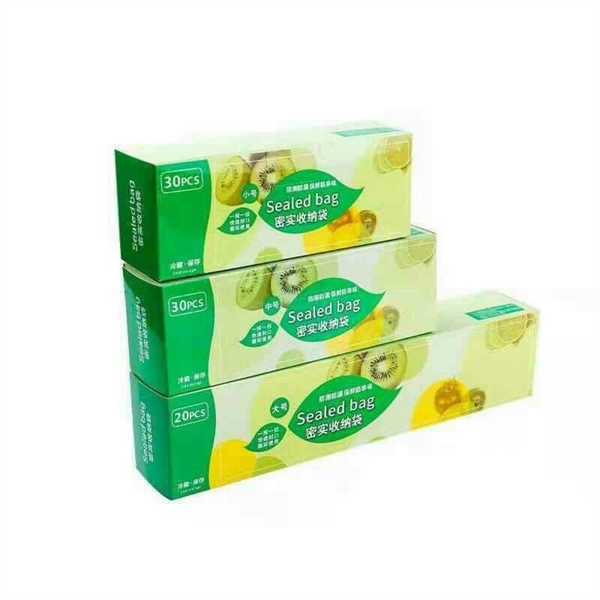 Set 3 hộp túi zip đựng thực phẩm