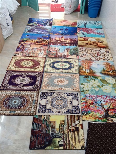 Thảm chân 3D loại dày 40x60cm, thấm hút nước tốt