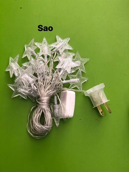 Dây đèn led chớp hình ngôi sao 7 màu