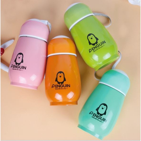 bình giữ nhiệt chim cánh cụt siêu kute giữ nhiệt 8 tiếng